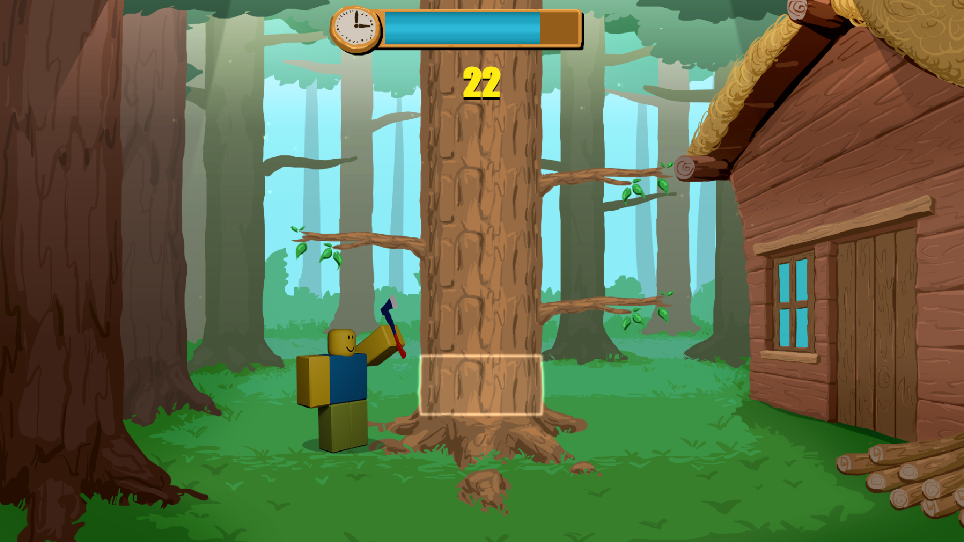 Обби: Лесоруб!