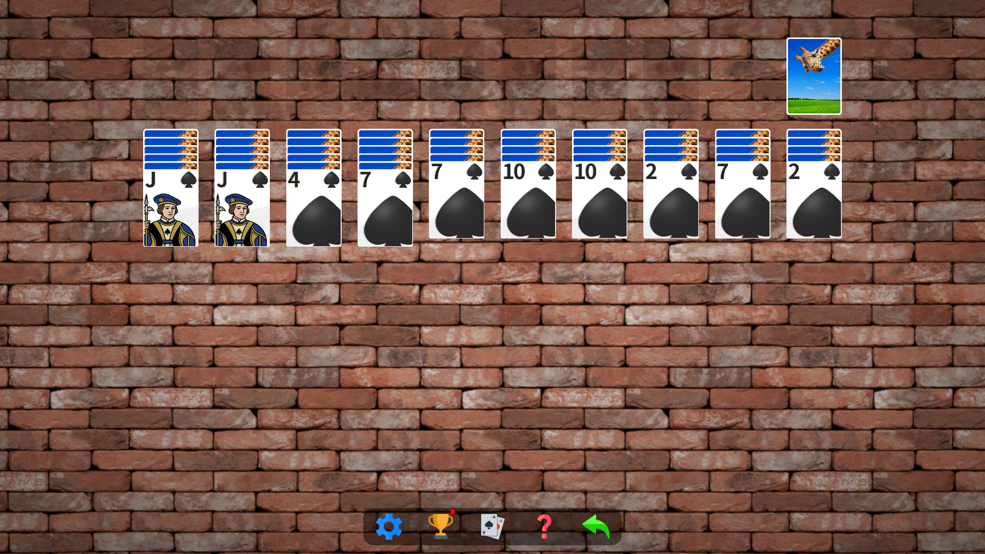 Лёгкий Пасьянс Паук