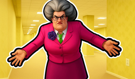 Скулбой Робби: Побег от Училки в Закулисье!