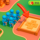 Толпа Дровосеков Стикмен