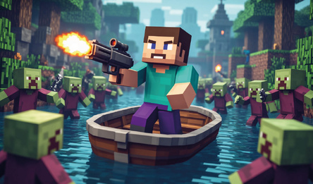 Нубик Против Зомби