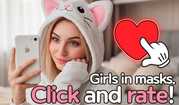 Girls in masks. Click and rate!