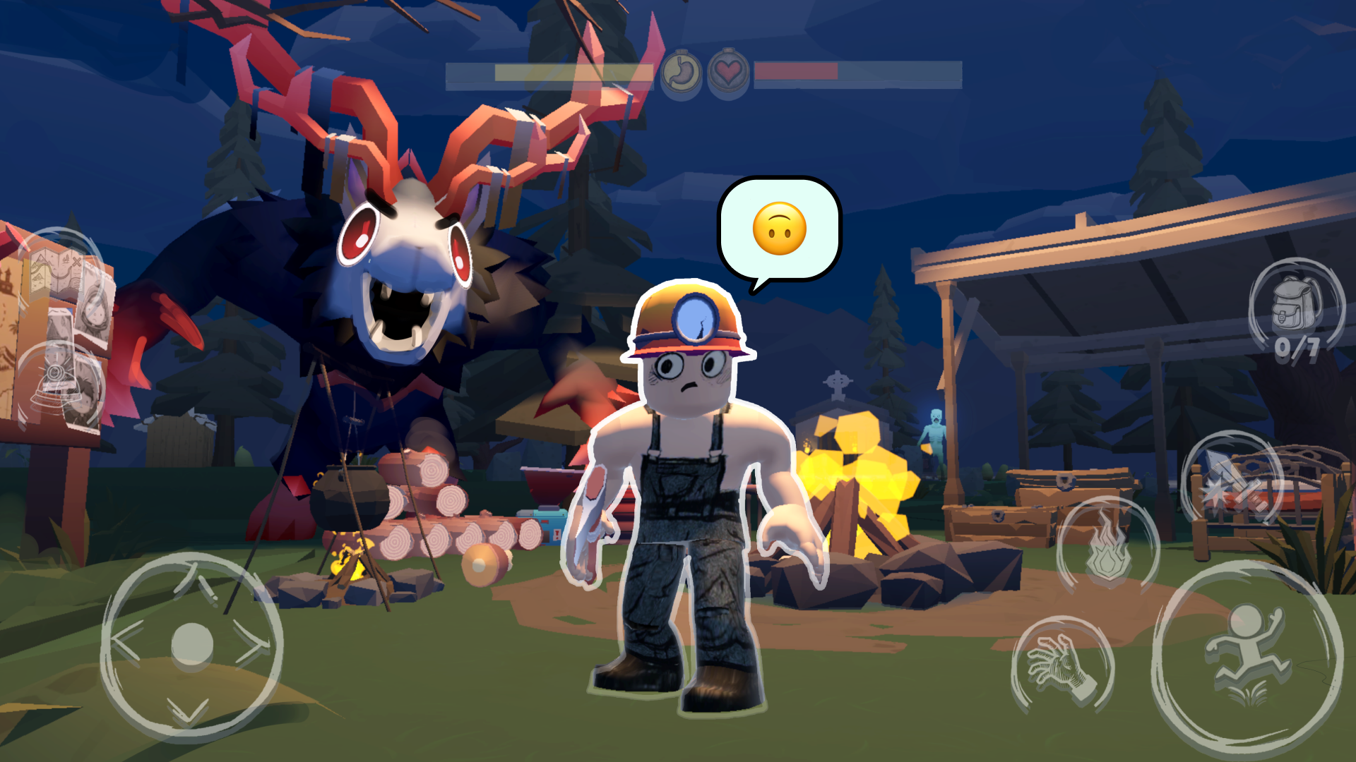 Продержись долгую ночь в Лесу!