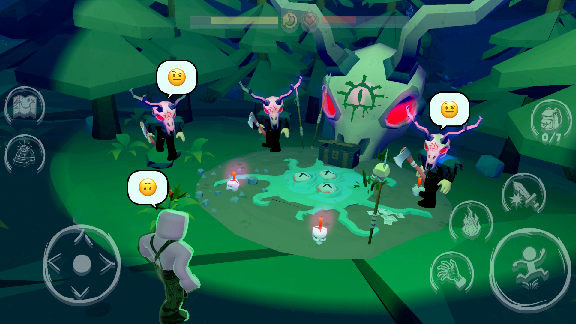 Продержись долгую ночь в Лесу!