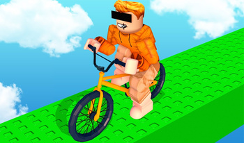 Нубик Обби: +1 Скорость Велосипеда