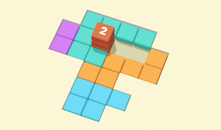 Stack Puzzle - Swipe & Fill