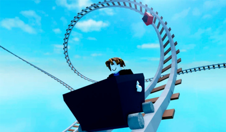 Обби: Поднимайся и скатывайся на тележках