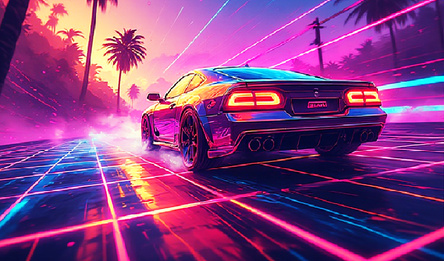 Геометрия Тачки: Ретро Вейв