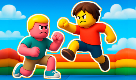 Обби: Драка для 1,2 игроков