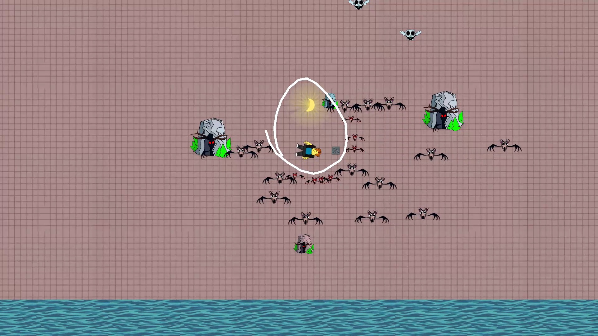 Спаси Обби! Нарисуй Защиту от Оленя 99 ночей!