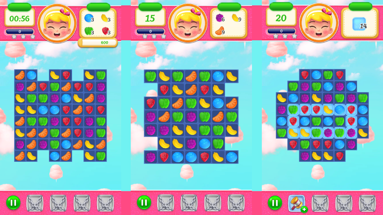 Мармеладки - Три в Ряд