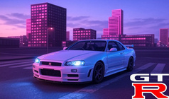 Skyline GTR 34: Дрифт-Легенда