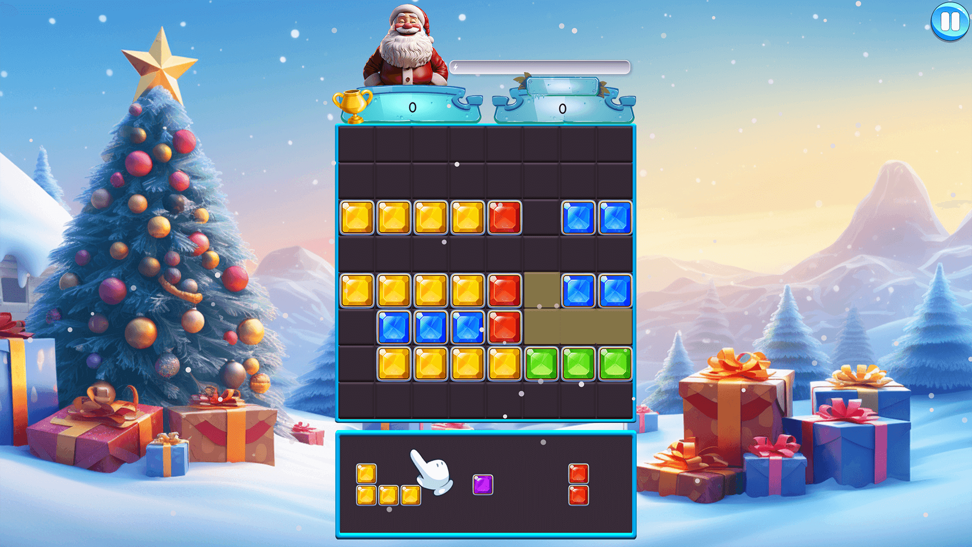 Block Puzzle Frozen Jewel