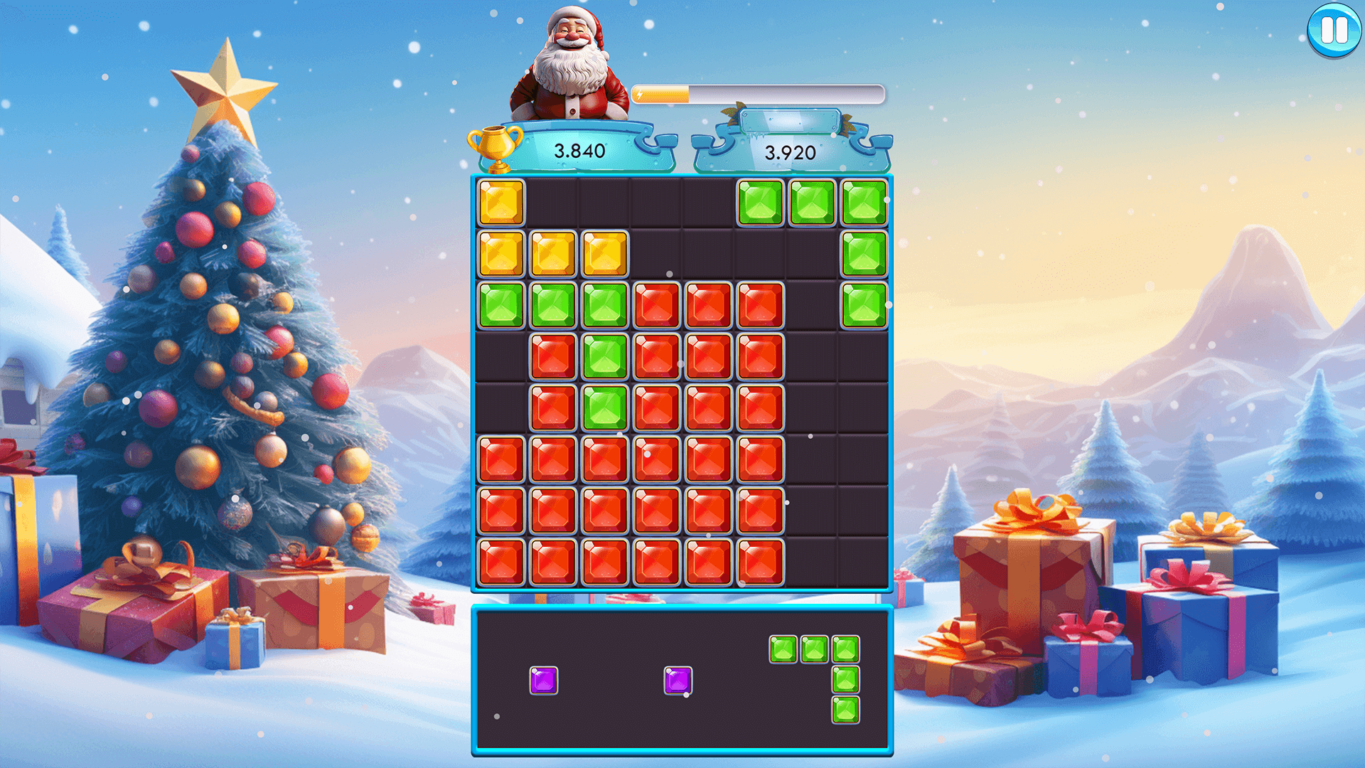 Block Puzzle Frozen Jewel