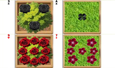 Пасьянс 4 клумбы