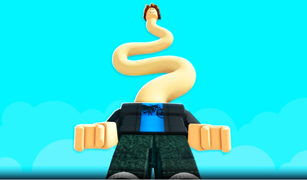 Обби: растягивай шею +1 за шаг и еду 3D Брейрот