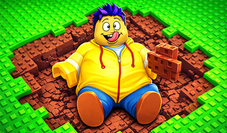 Нубик Обби: Симулятор Толстяка