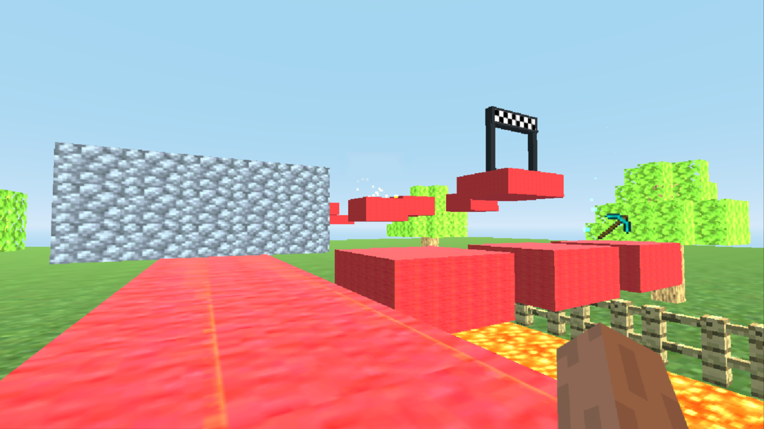 Нубик паркур: побег из леса