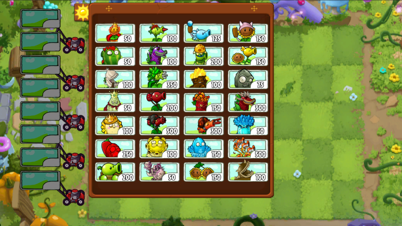 Новый Гибрид мод. Растения против зомби