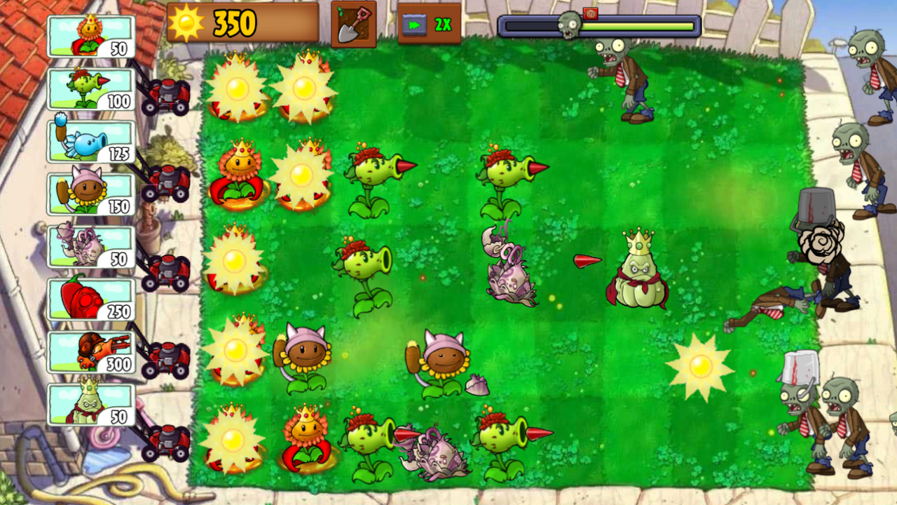 Новый Гибрид мод. Растения против зомби