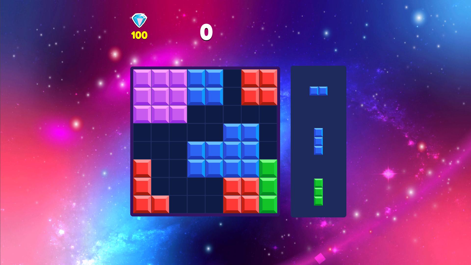 Блоки - головоломка "цветная мания"