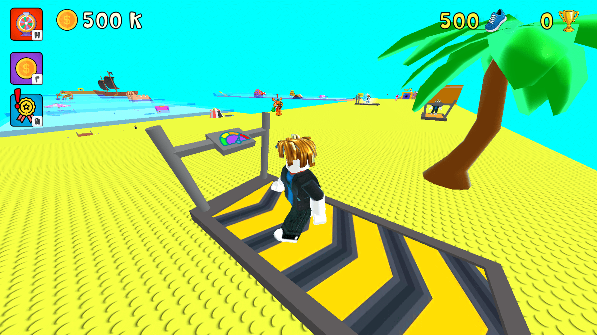 Обби Волны Цунами +1 к скорости