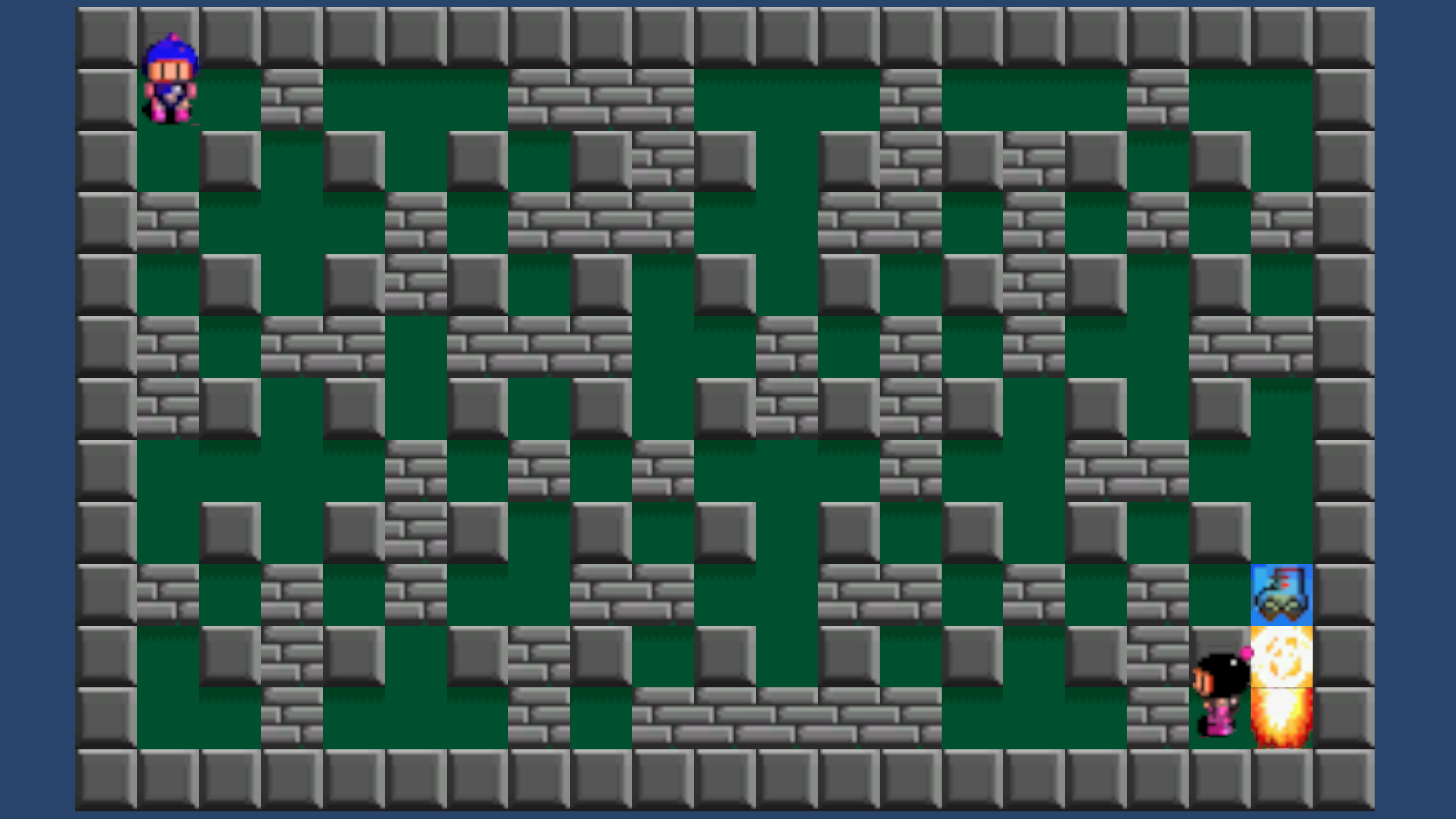 Учебный проект на Unity - Бомбермен