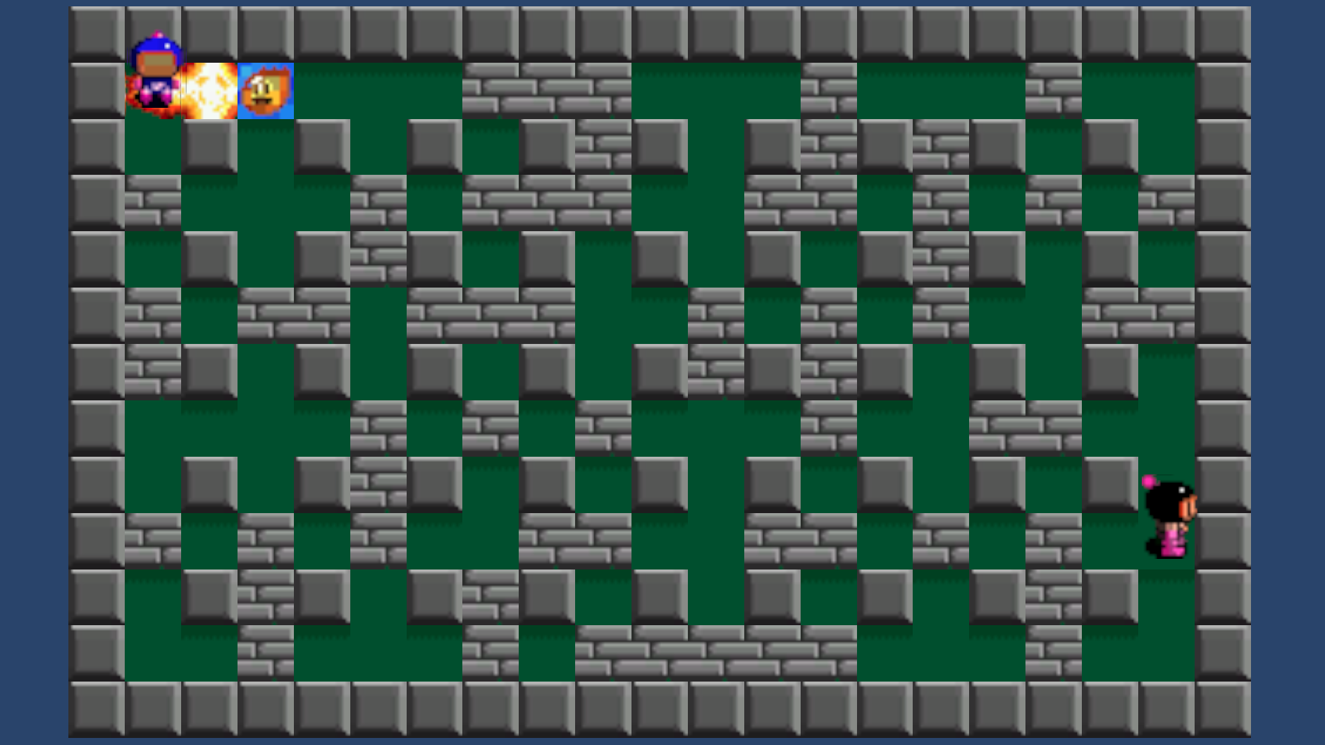 Учебный проект на Unity - Бомбермен