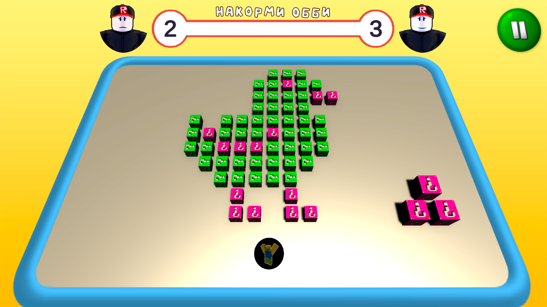 Счастливая дыра: Обби против Хаос-блоков