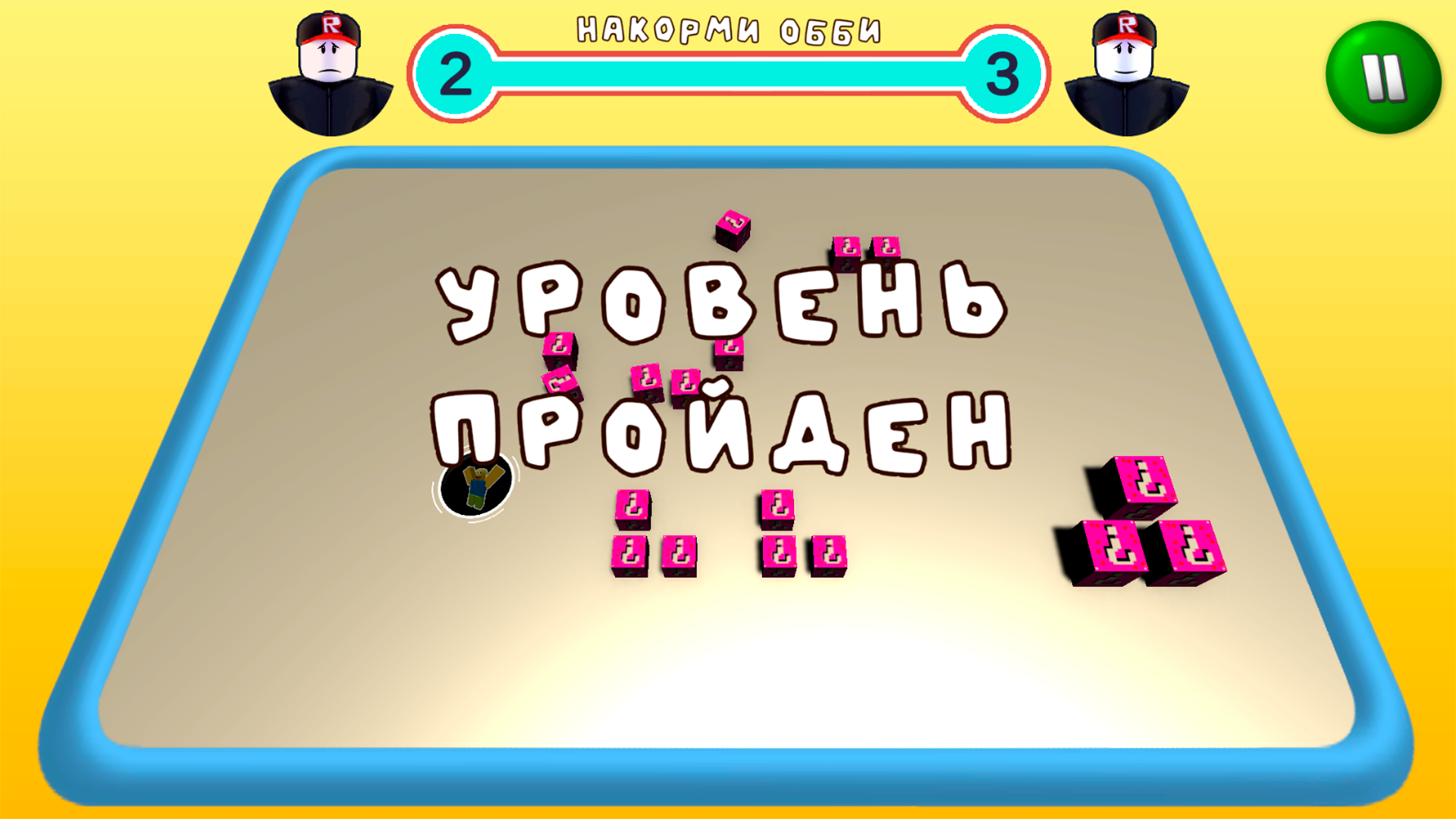 Счастливая дыра: Обби против Хаос-блоков