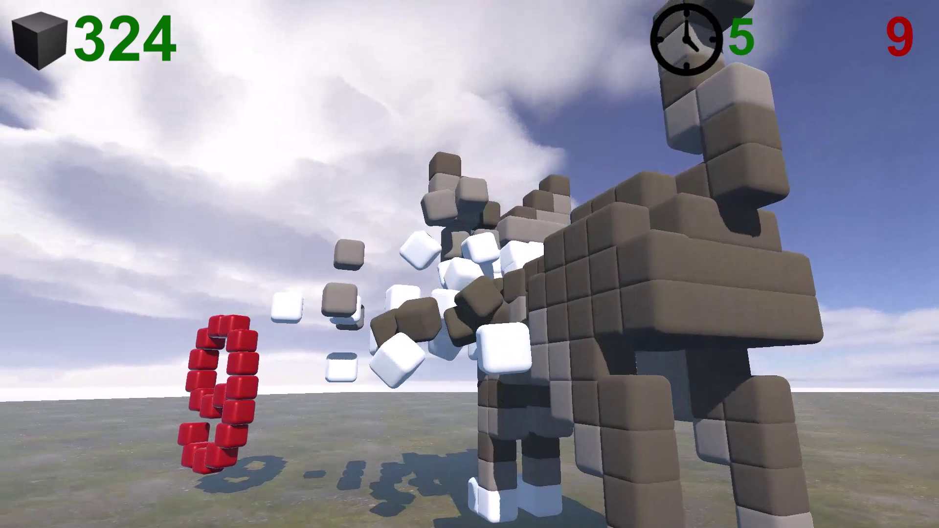 Уничтожь монстров из пушки