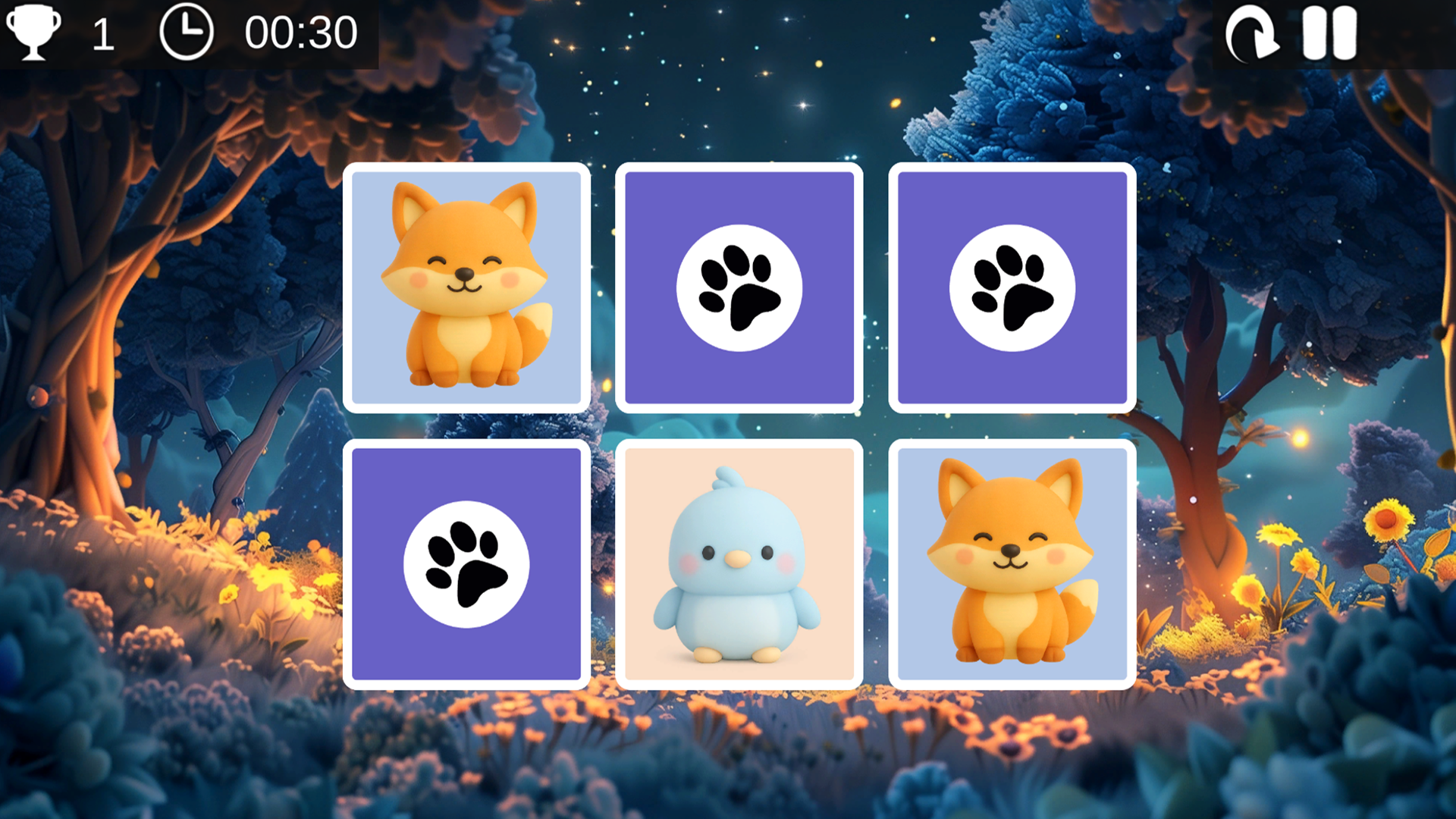 Memory - игра найди пару