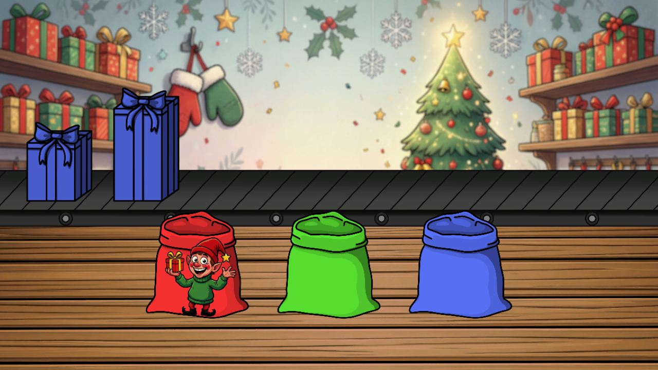 Фабрика подарков: сортировка