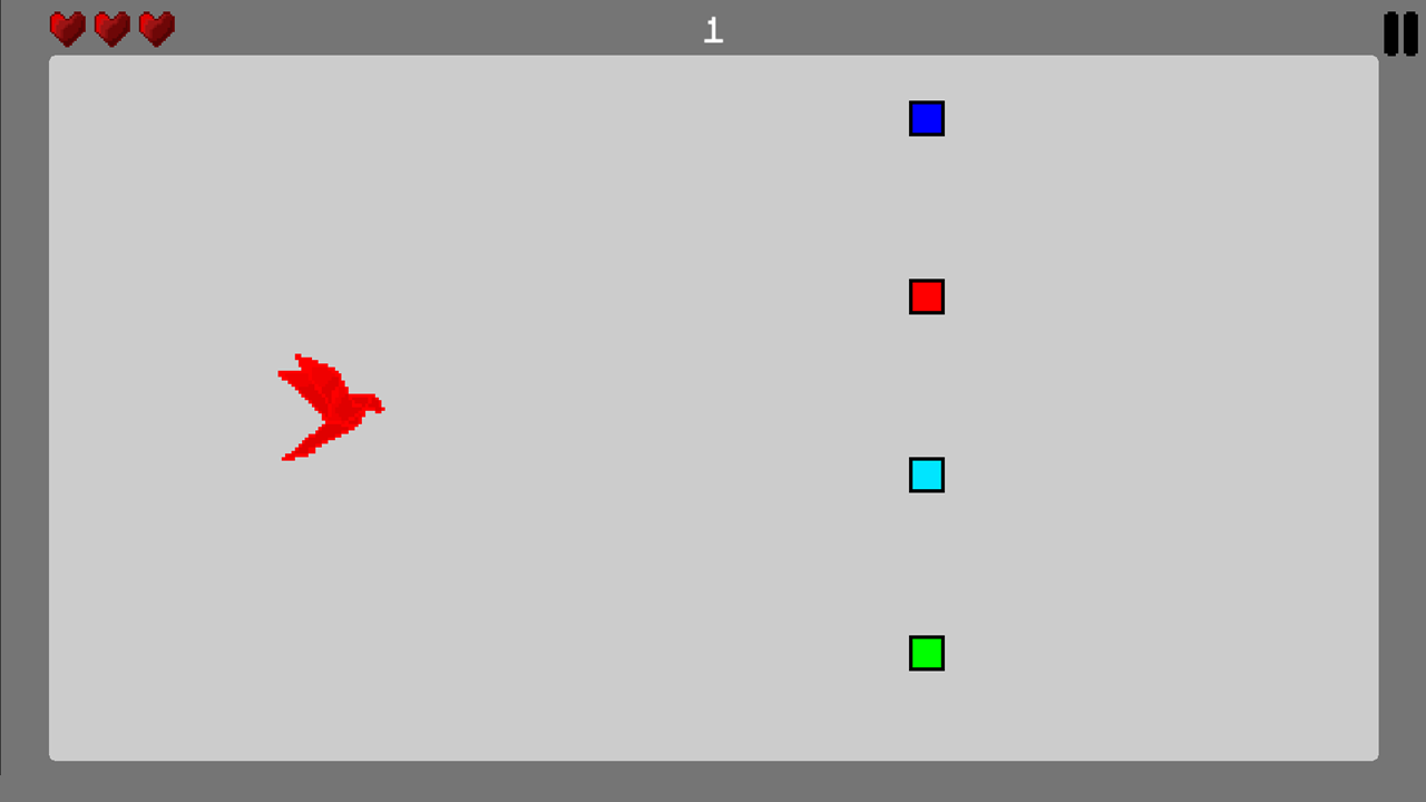 Птичка в цвете