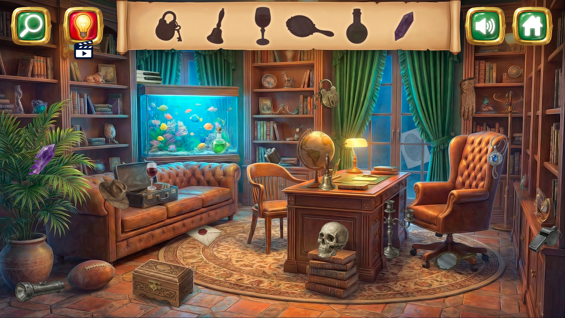 Поиск Предметов: Семейное Поместье