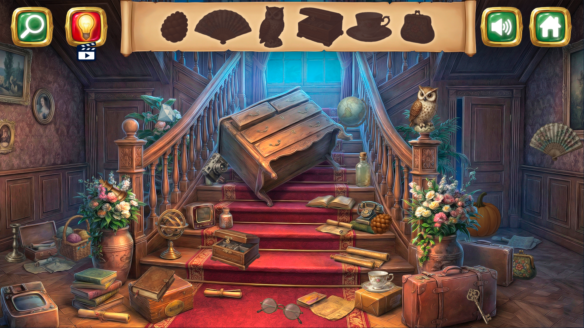 Поиск Предметов: Семейное Поместье