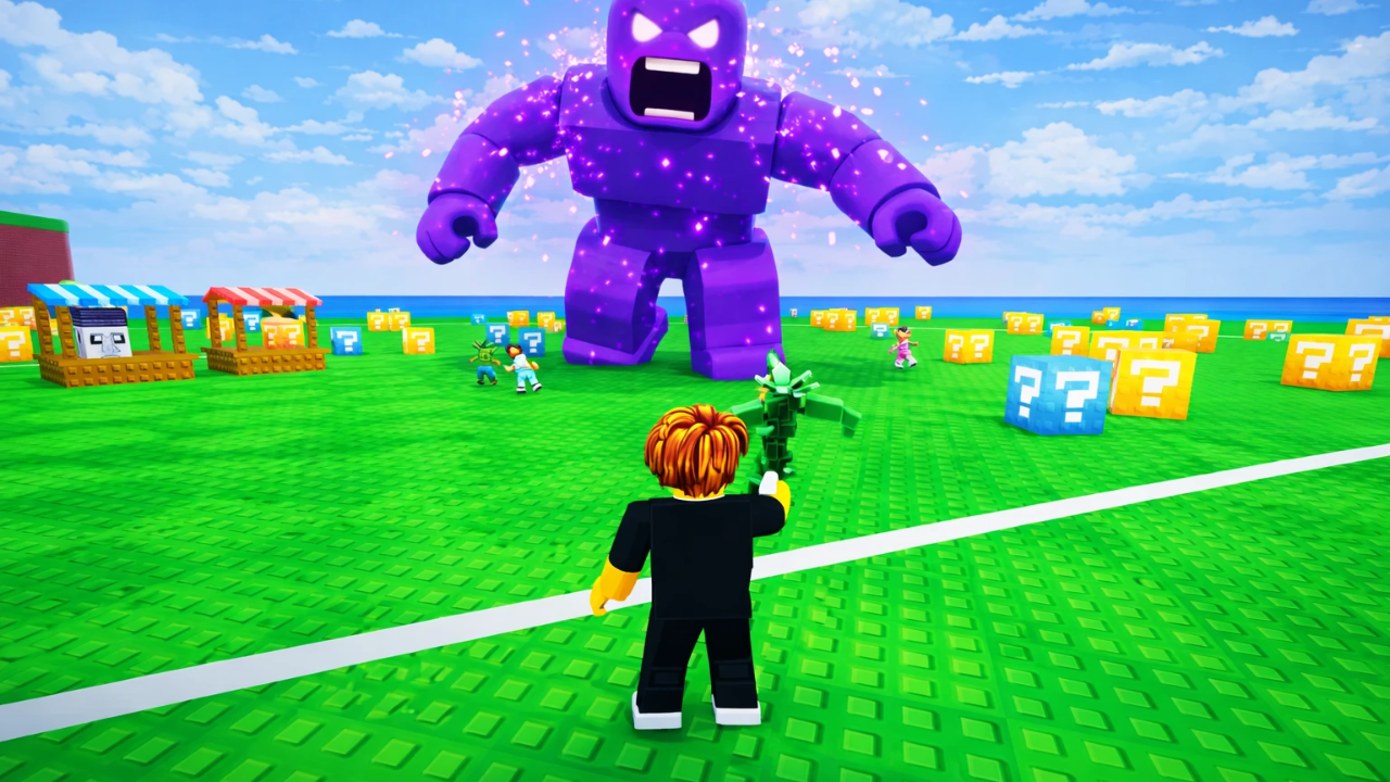 Сломай счастливый блок!