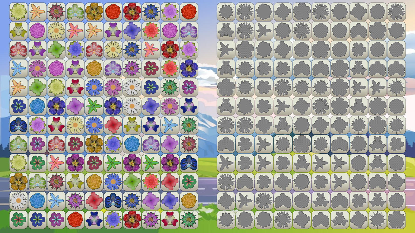 Маджонг Летние Цветы