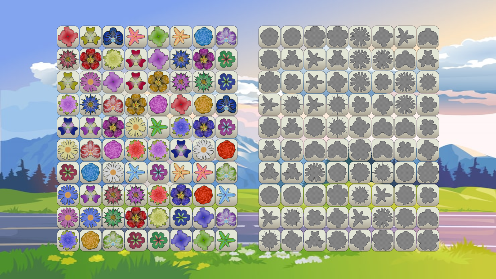 Маджонг Летние Цветы