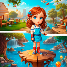 Find the differences: The Magical World