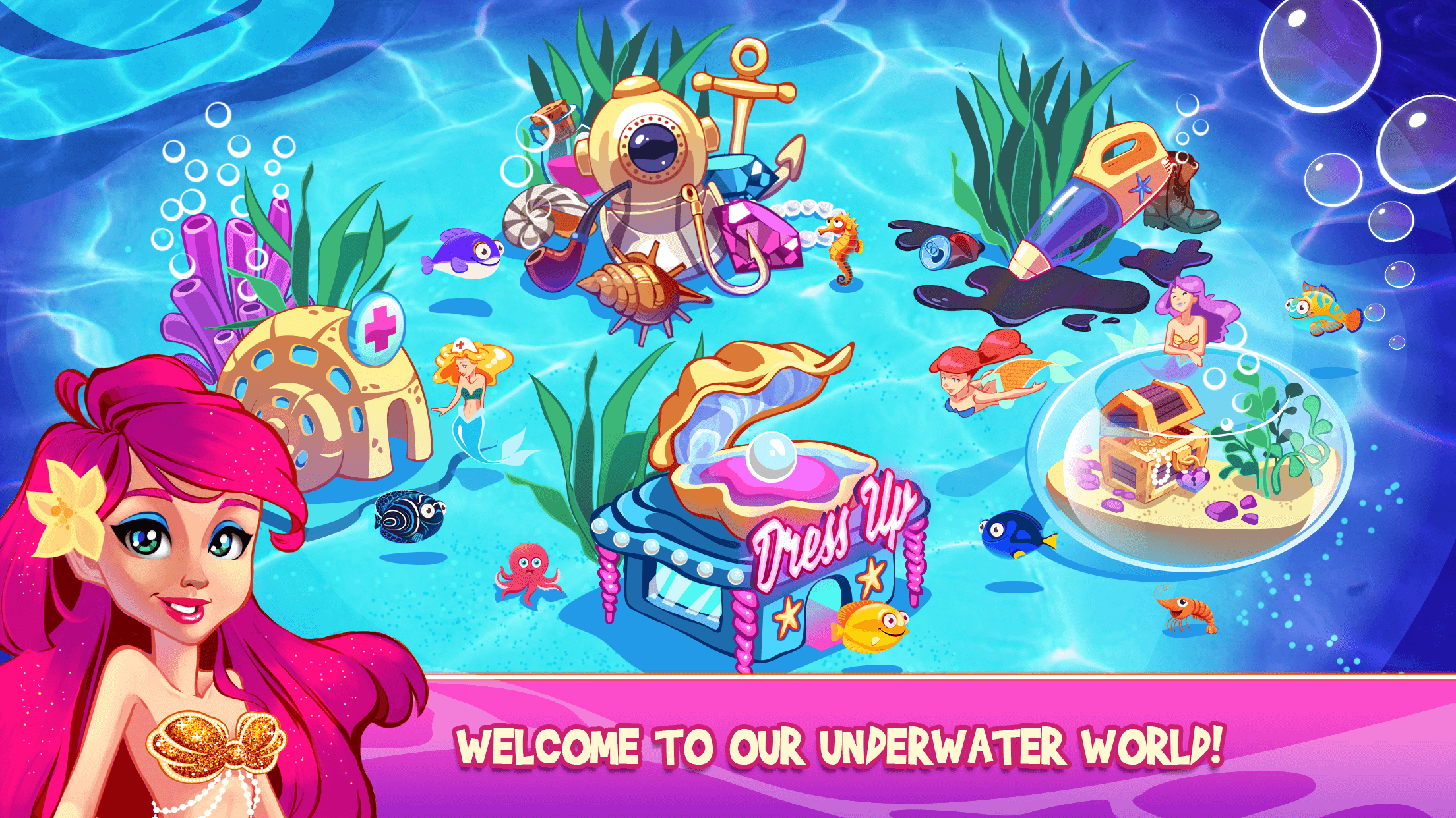 Mermaid Princess: Dress up Game Walkthrough 