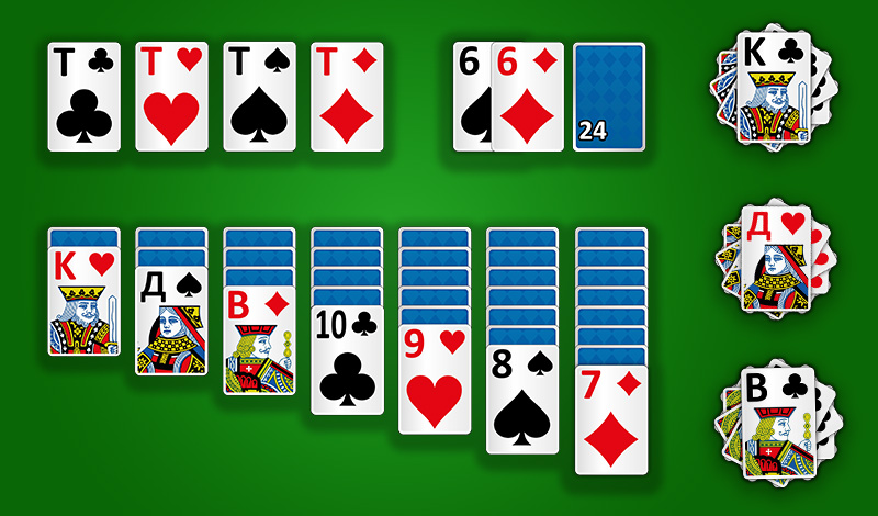 Classic Solitaire — play online for free on Yandex Games