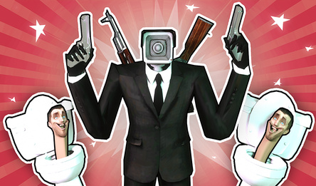 Камерамен против Скибиди Туалетов. Шутер!