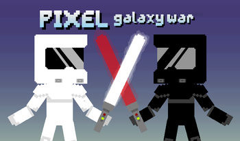 Pixel galaxy war