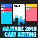 Solitaire 2048 Card Sorting