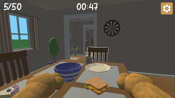 Кот и бабка! Разнос хаты!