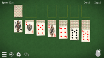 Пасьянс Косынка "Туз в рукаве"