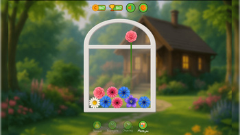 Соединяй цветы! 2048 букетов