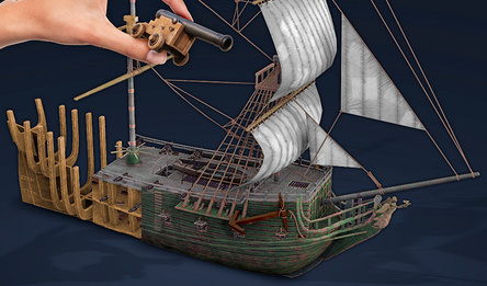 Build a Ship Clicker : Building by Steps