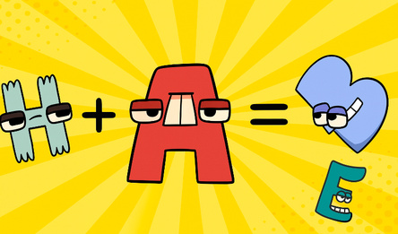 Соединяй Буквы Алфавит